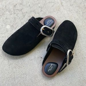 Rag and Bone suede clogs